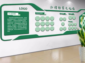 綠色環保科技企業文化墻公司形象墻效果圖設計圖片 高清下載 效果圖1.08mb 形象墻大全